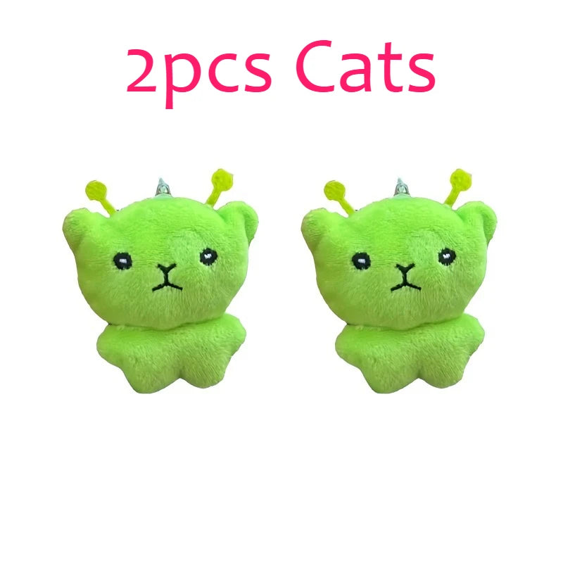 Tiny Alien Cat Plush Charm