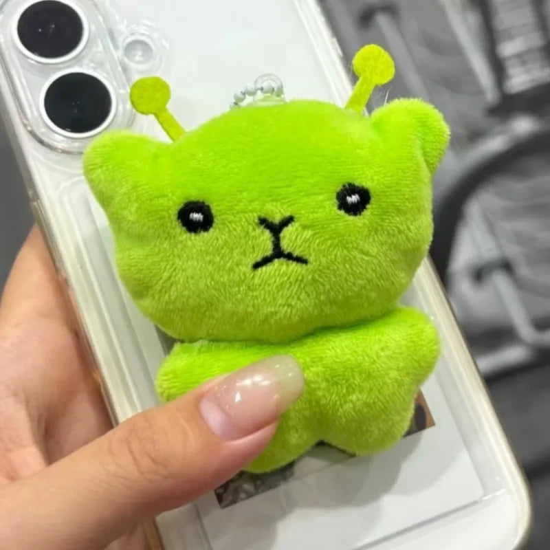 Tiny Alien Cat Plush Charm