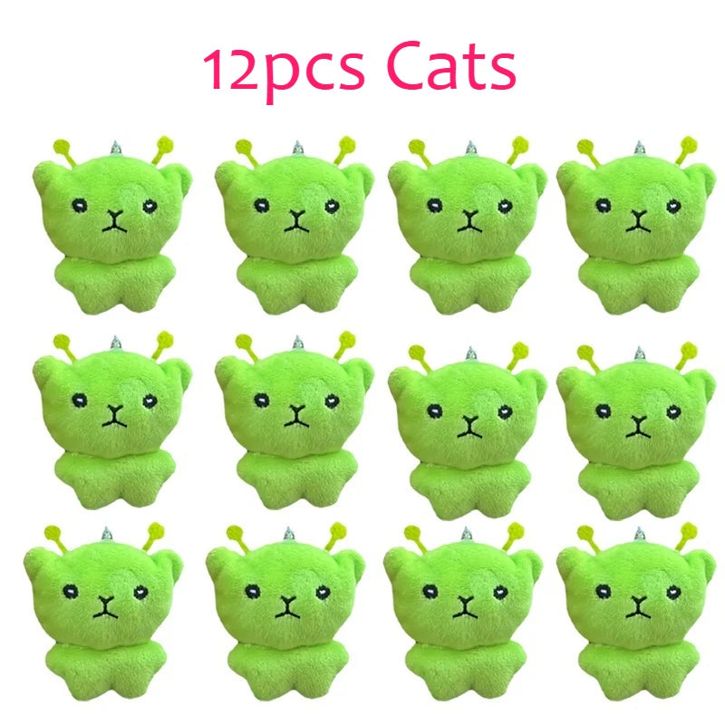 Tiny Alien Cat Plush Charm