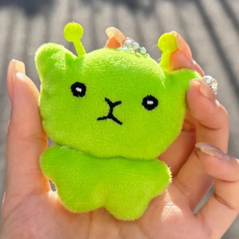 Tiny Alien Cat Plush Charm