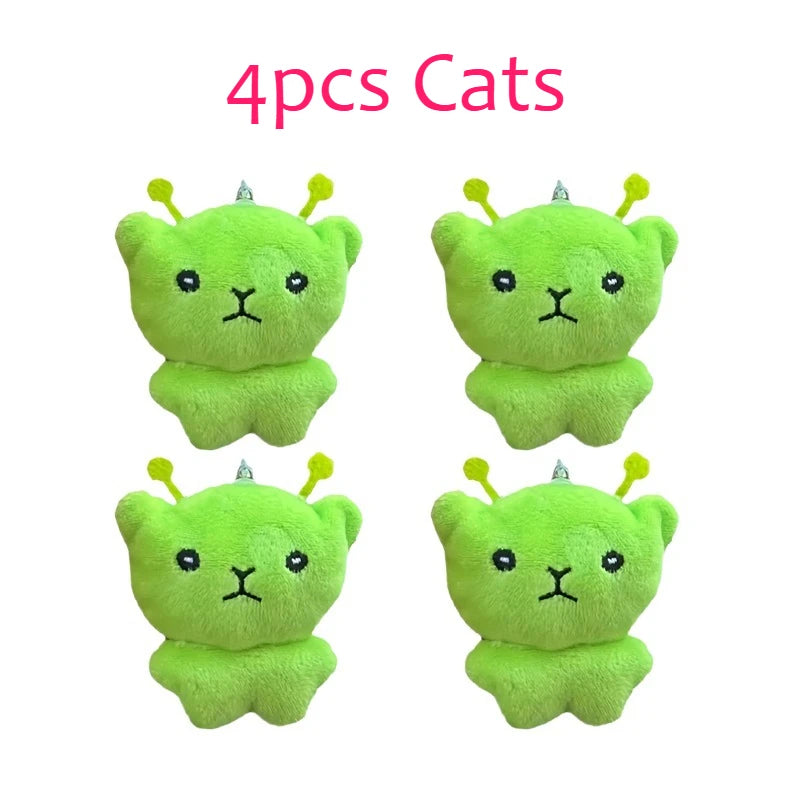 Tiny Alien Cat Plush Charm