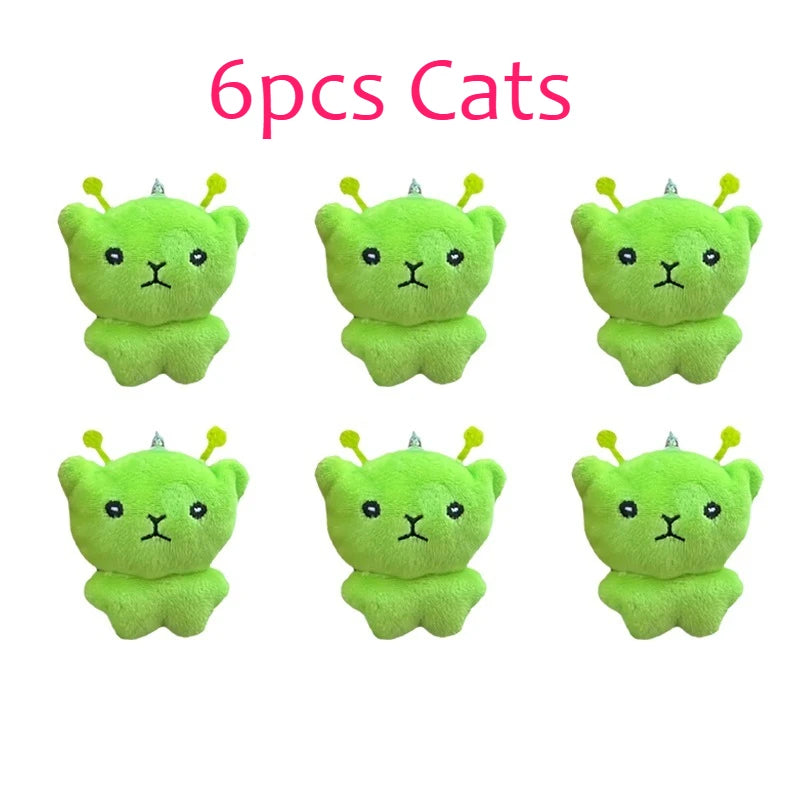 Tiny Alien Cat Plush Charm